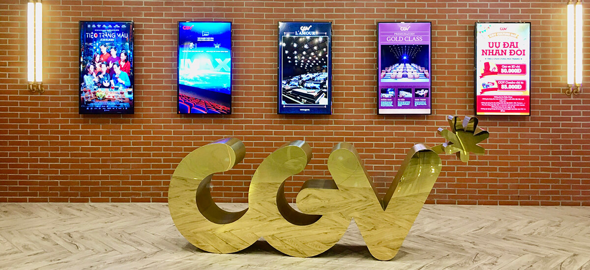 Màn hình led tại rạp chiếu phim CGV